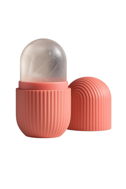 BEOTKKOT Silicone Face Ice Roller Reusable & Unbreakable Face Massager for Glowing Skin, Puffy Eyes Reduces Face Inflamation & Relaxation – Ice Cube Roller for Skin Care For Men & Women (Multicolor)
